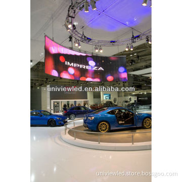 P12.5 curved LED curtain display LED curved curtain waterproof display